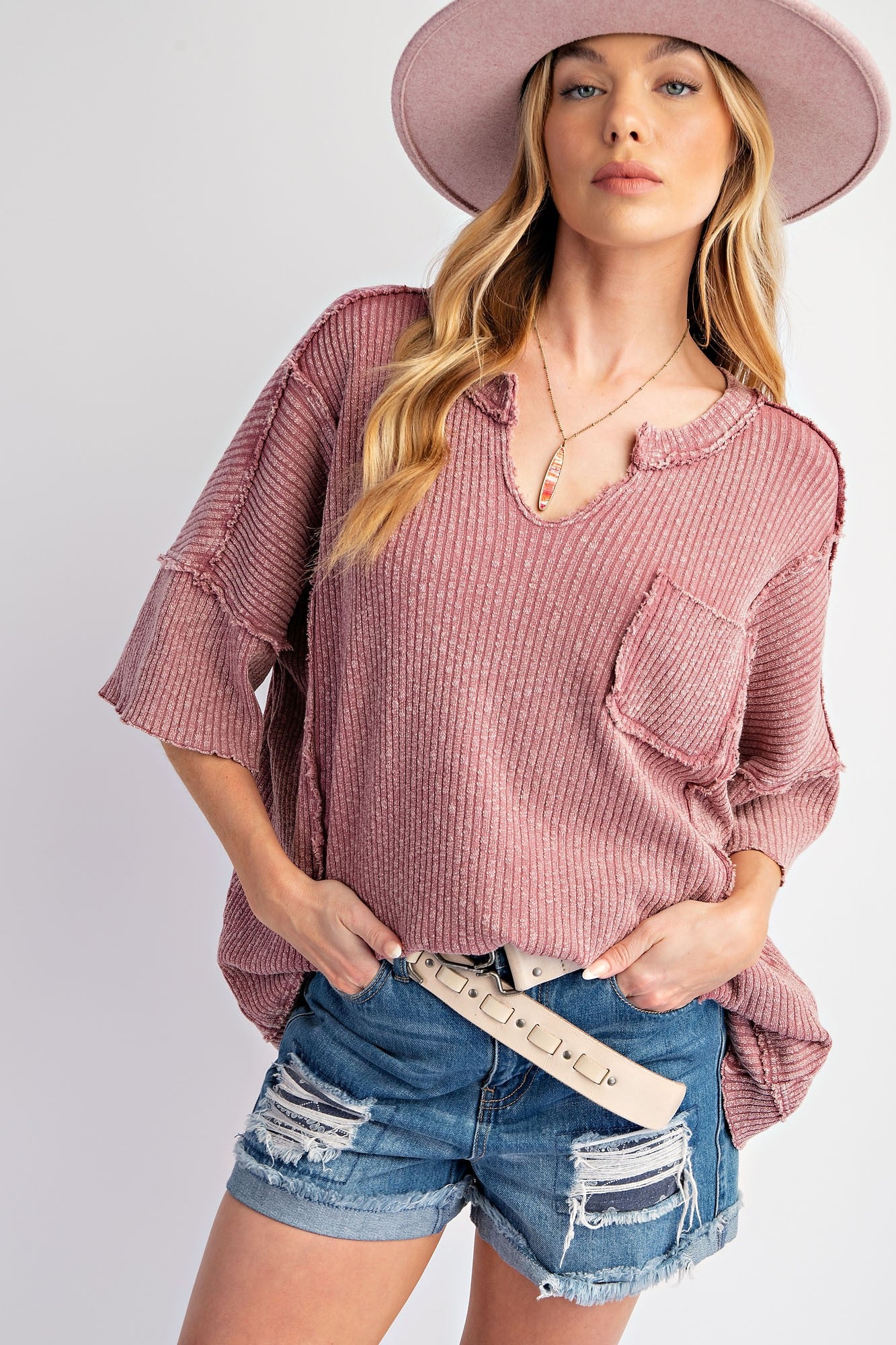 Short Sleeve Mineral Wash