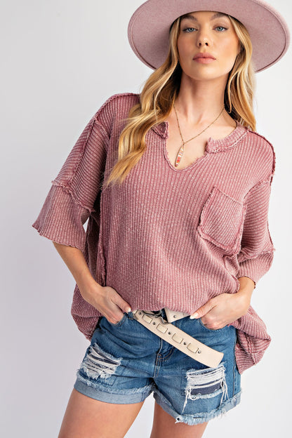 Short Sleeve Mineral Wash