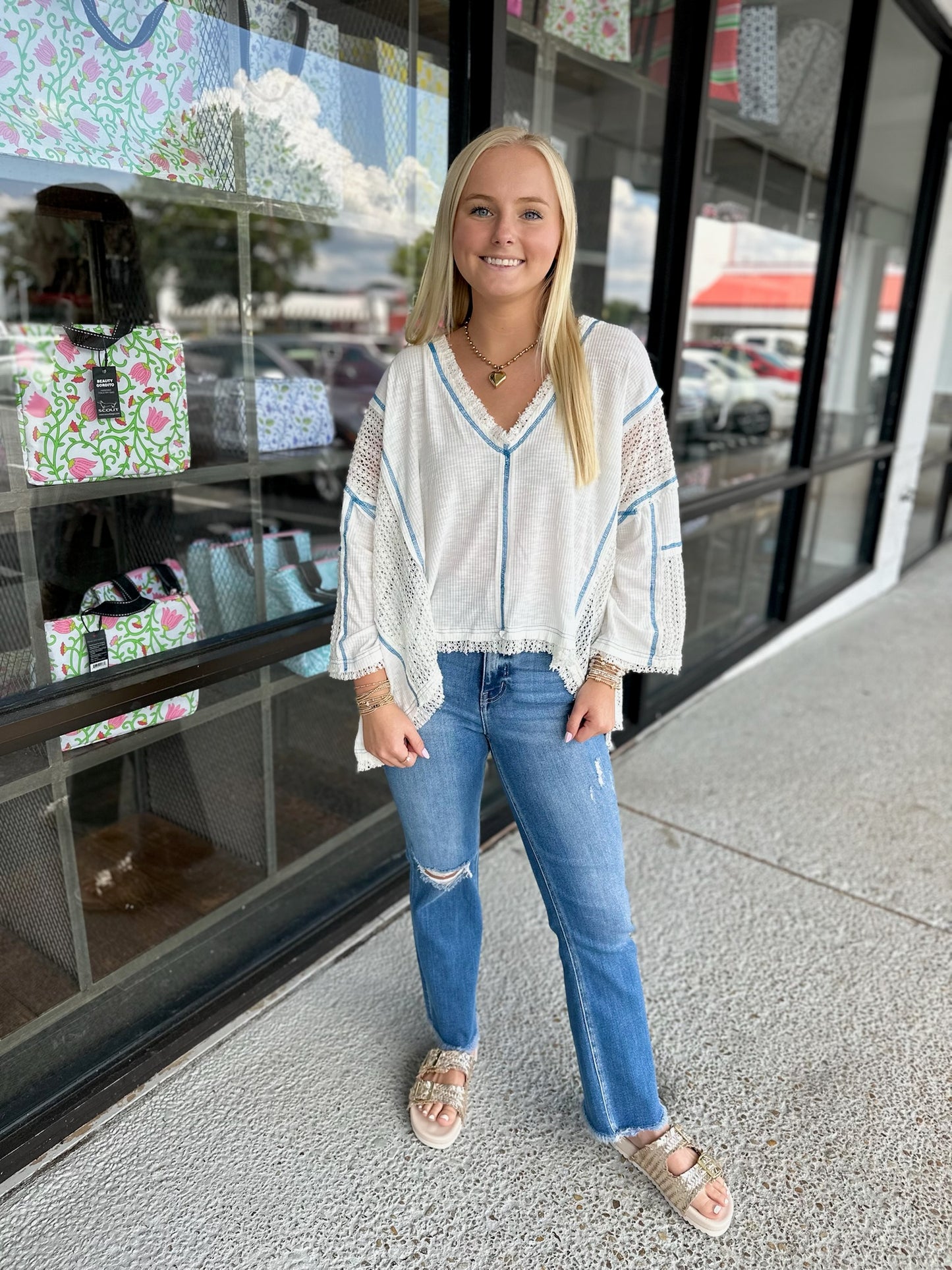 The April Top-Ivory