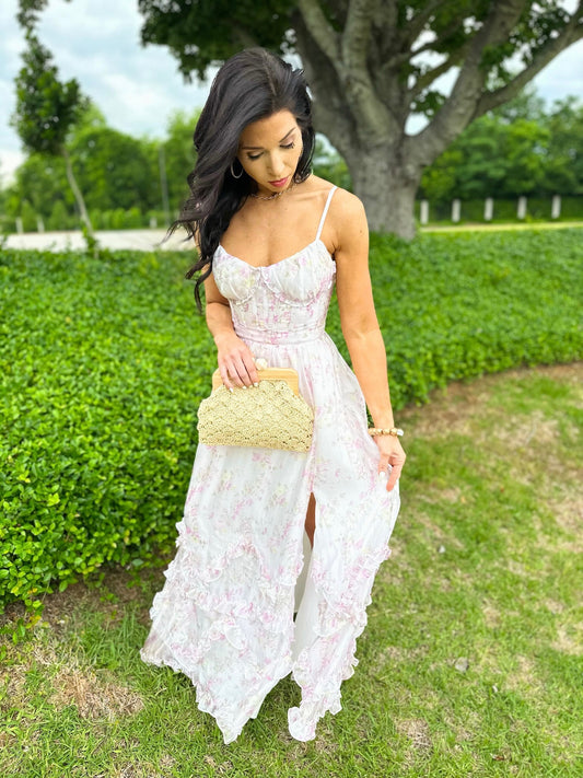 Zoey Maxi - Light Pink Mix