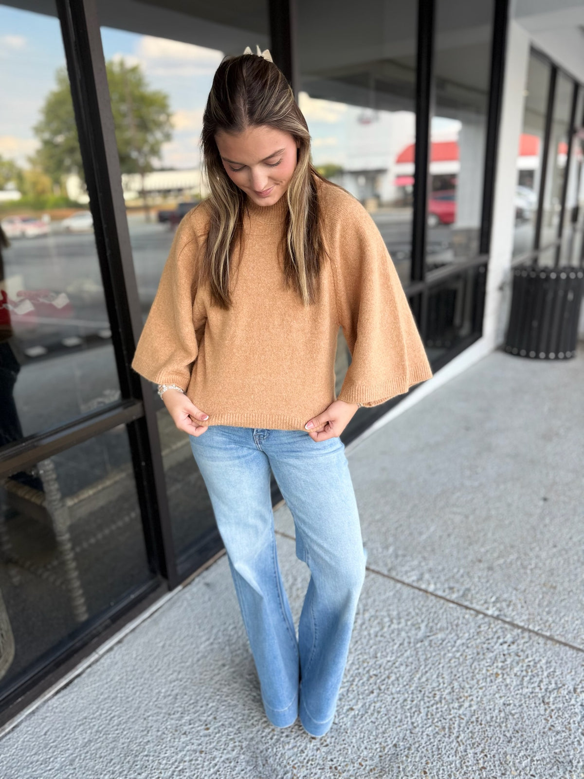 Yazamine Top - camel