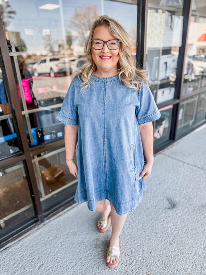 Play It Loud Denim Mini