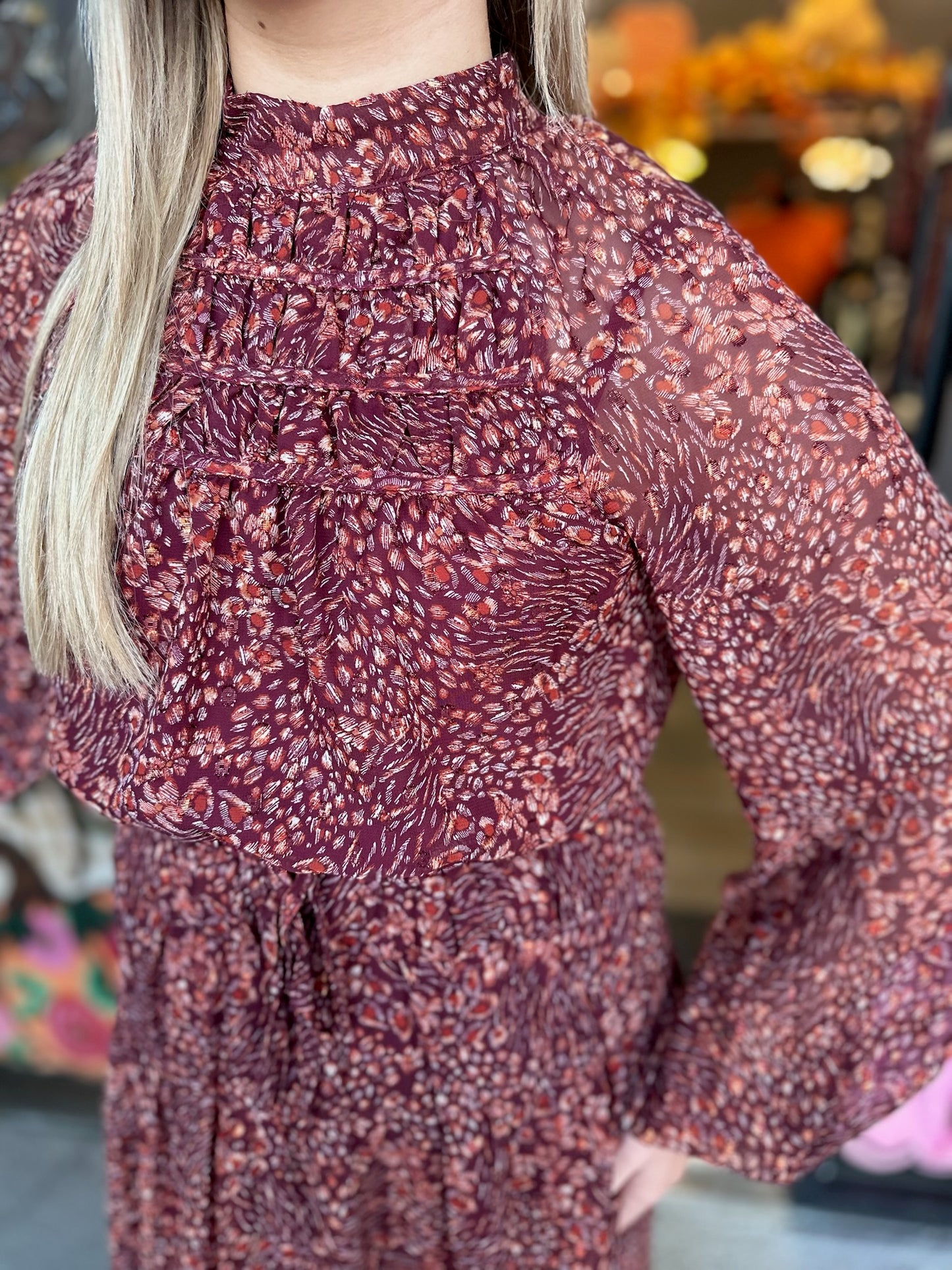 In The Air Maxi-Burgundy Multi