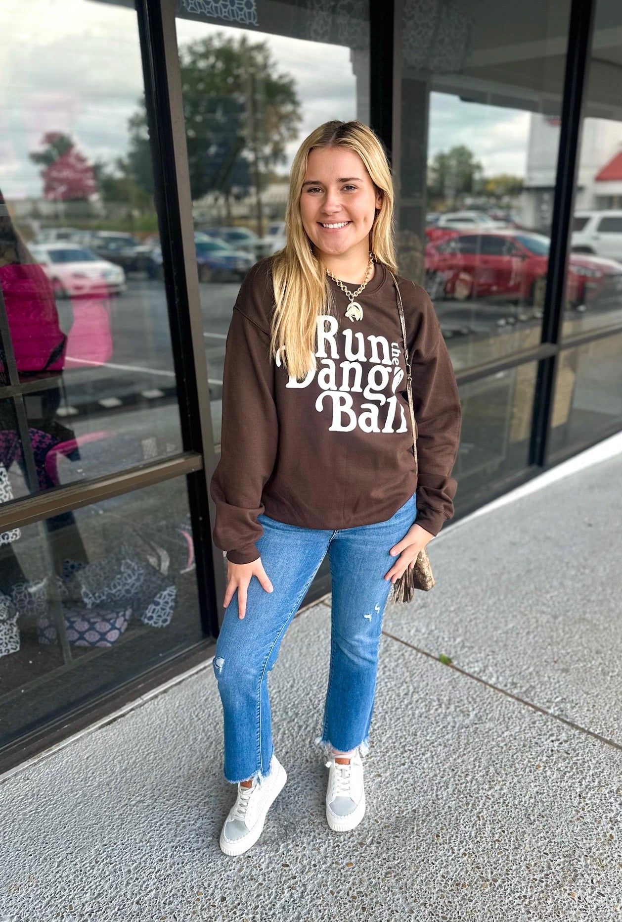 Run The Dang Ball Crewneck