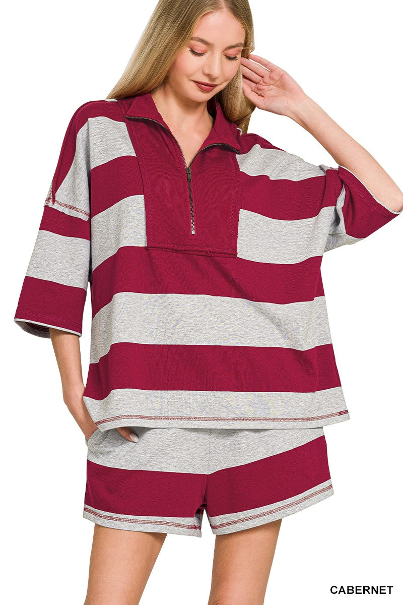 Timmie Short Set - Cabernet