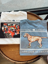 Load image into Gallery viewer, Yellow Lab Tee - Washed Blue
