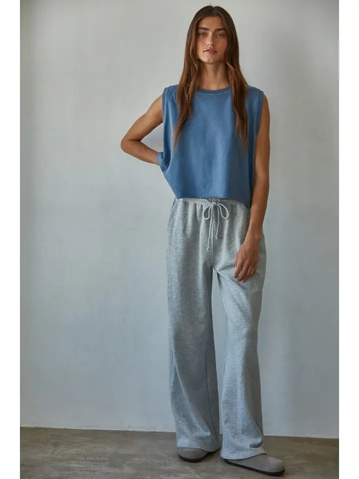 Everyday Easy Fit Tank - denim