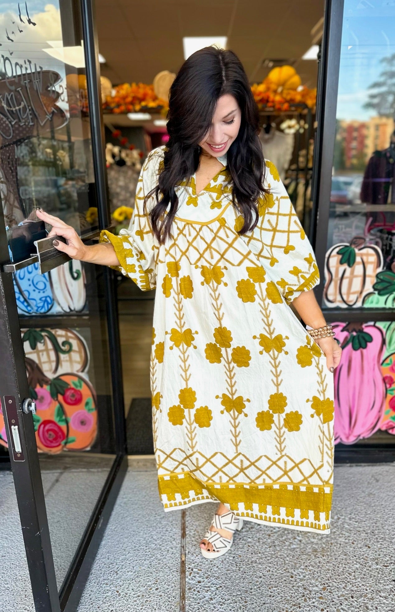 Tribal Midi Dress
