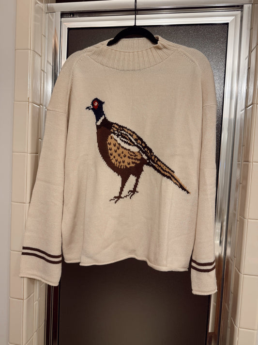Pheasant Sweater - cream