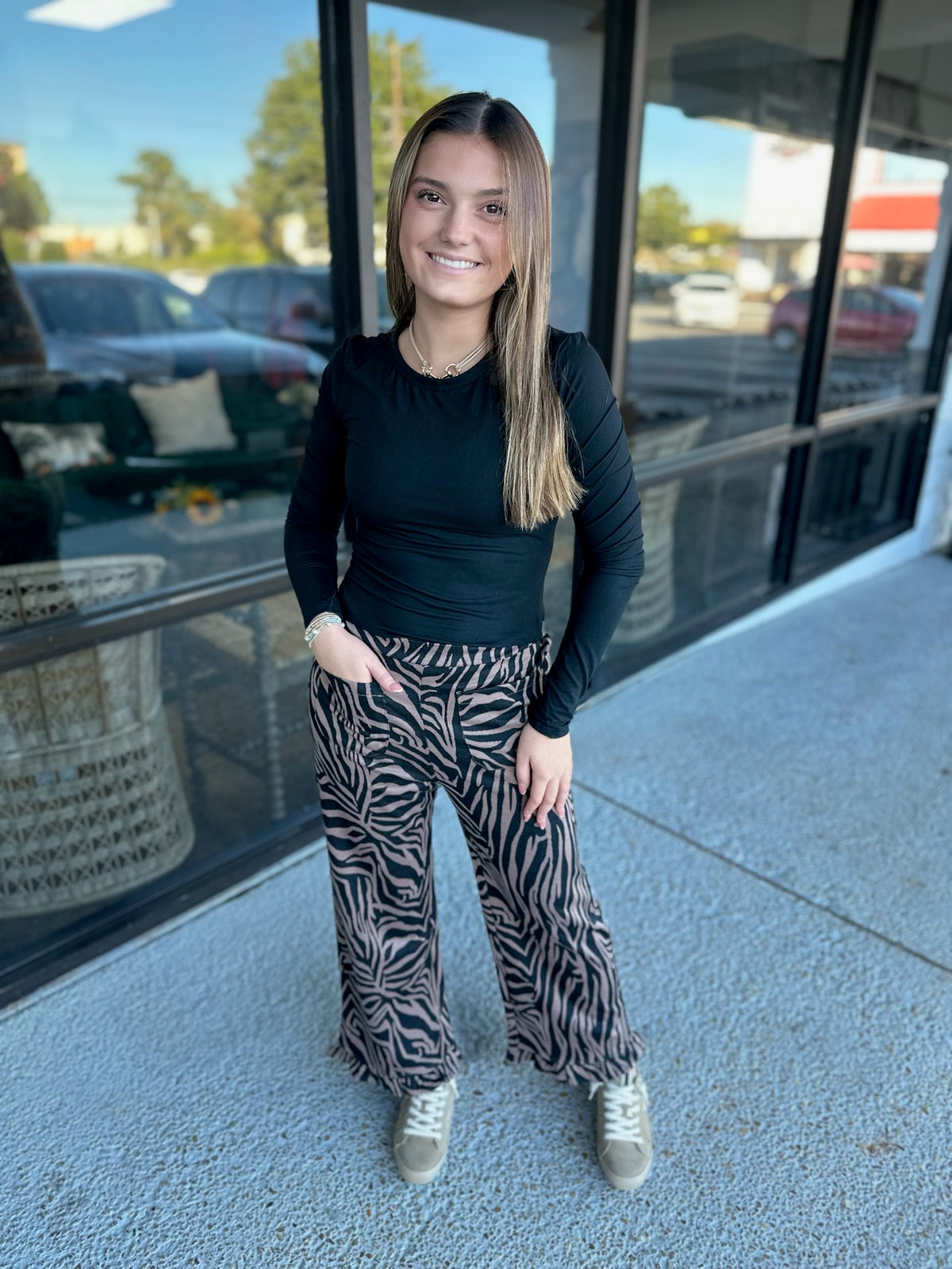 Thanksgiving Pants - Animal Print