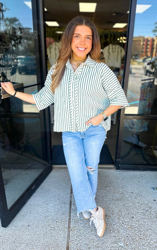 Take the Reigns Top - green