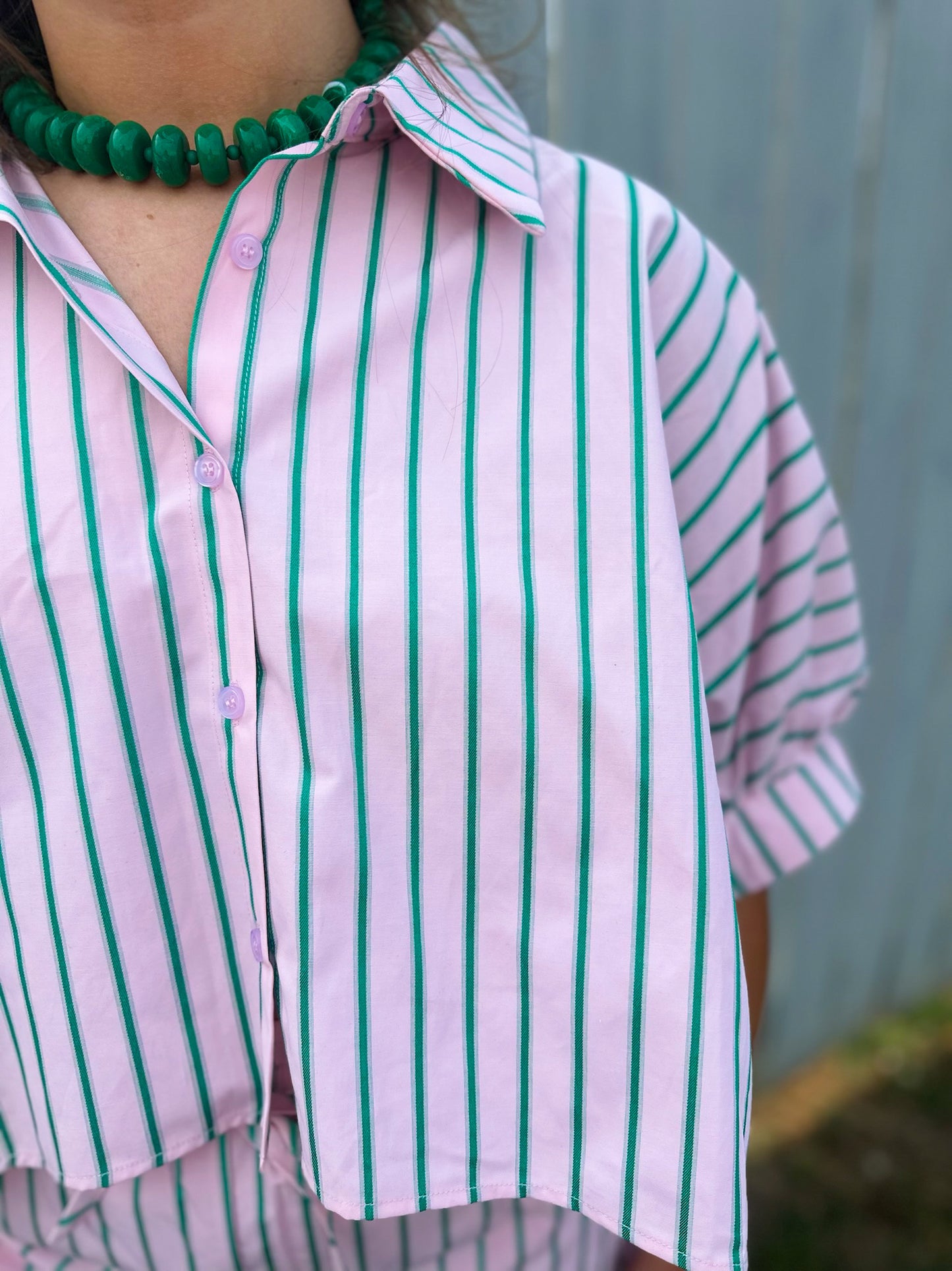 To the Course Set - pink/green s