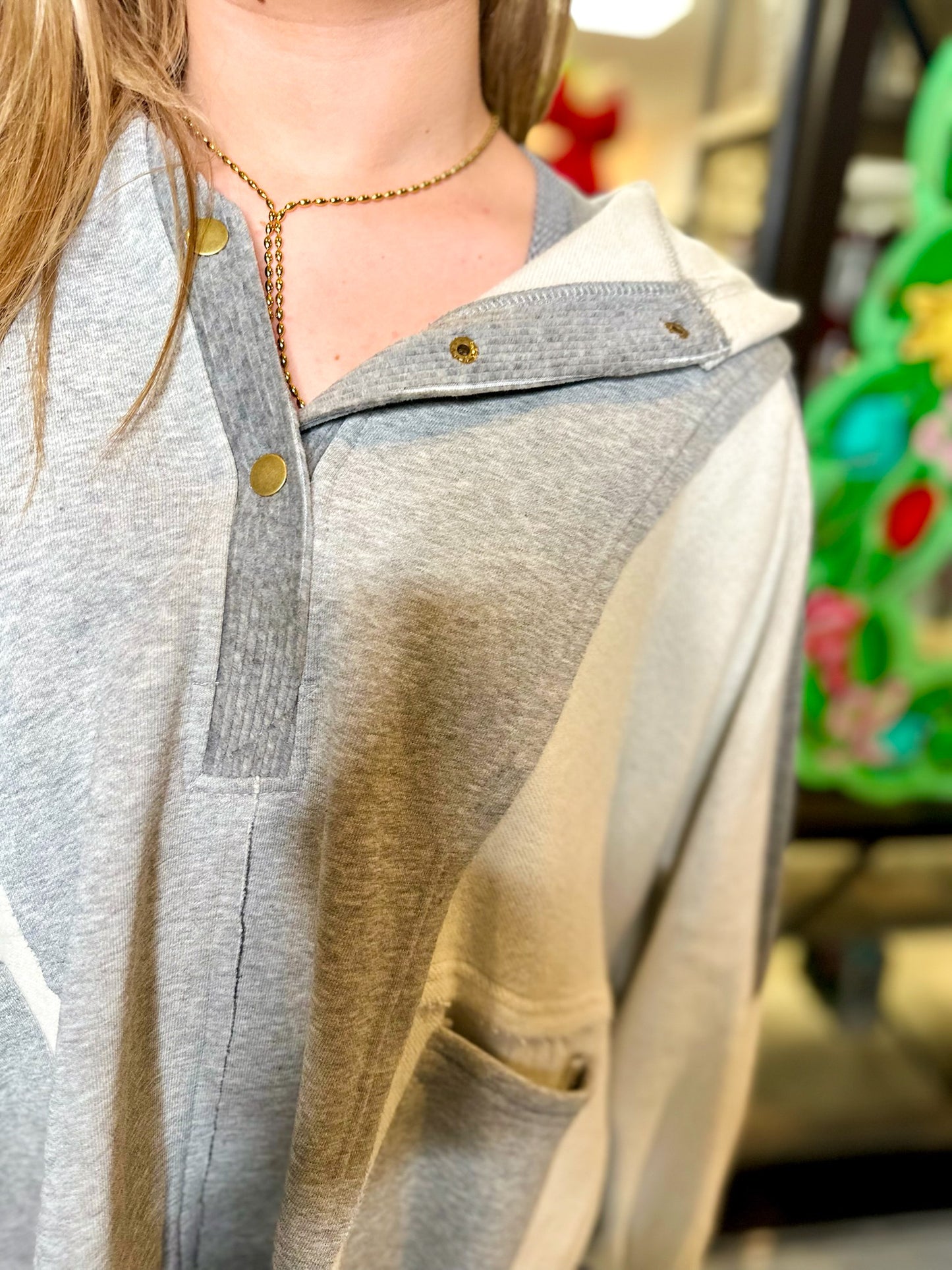 Dove Pullover-Heather Grey