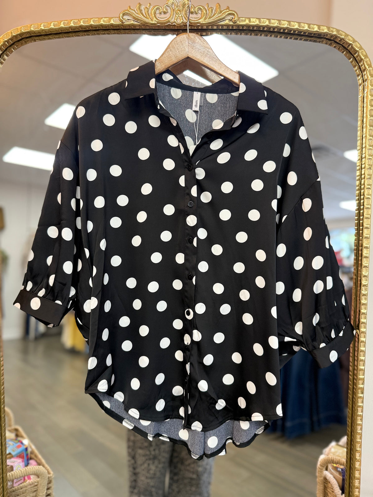 Get Dotted Top - black mix