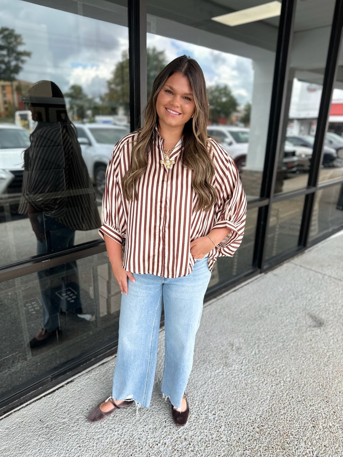 September Top - brown