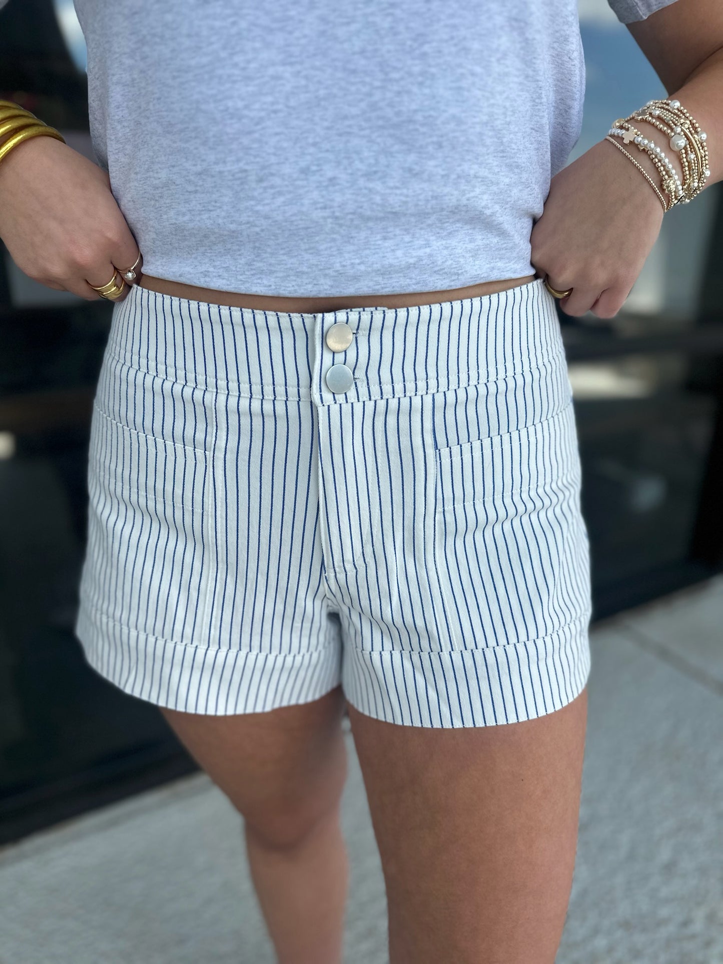 Mid Rise Shorts