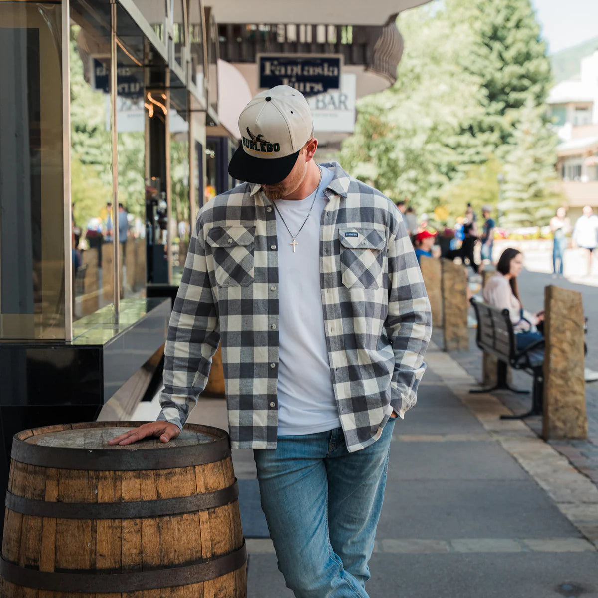 Grey Buffalo Flannel