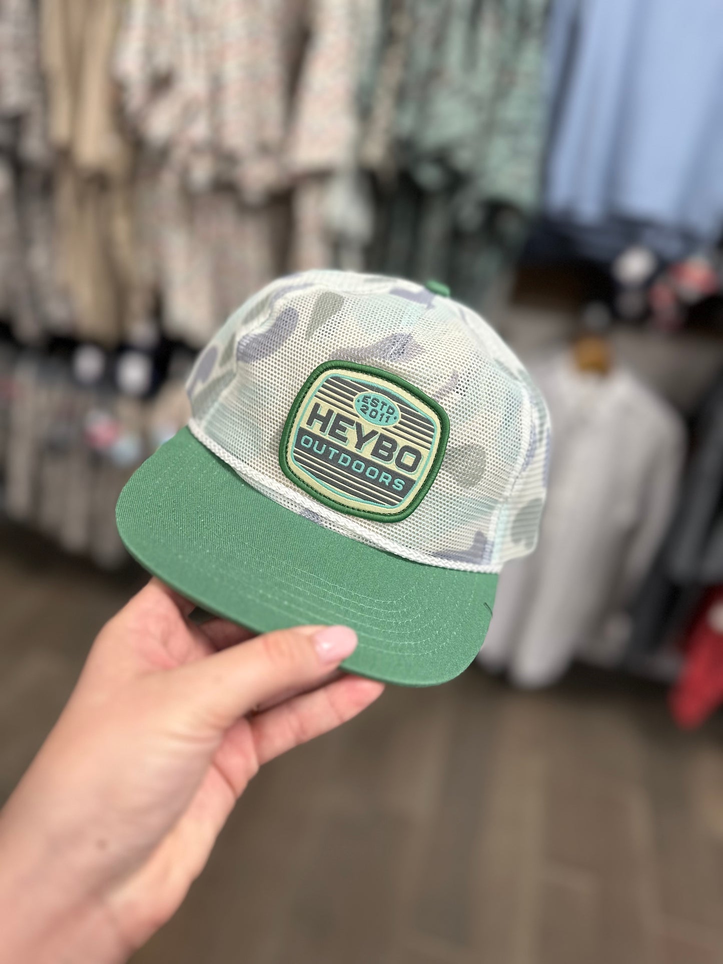 Traditions Camo Green Hat