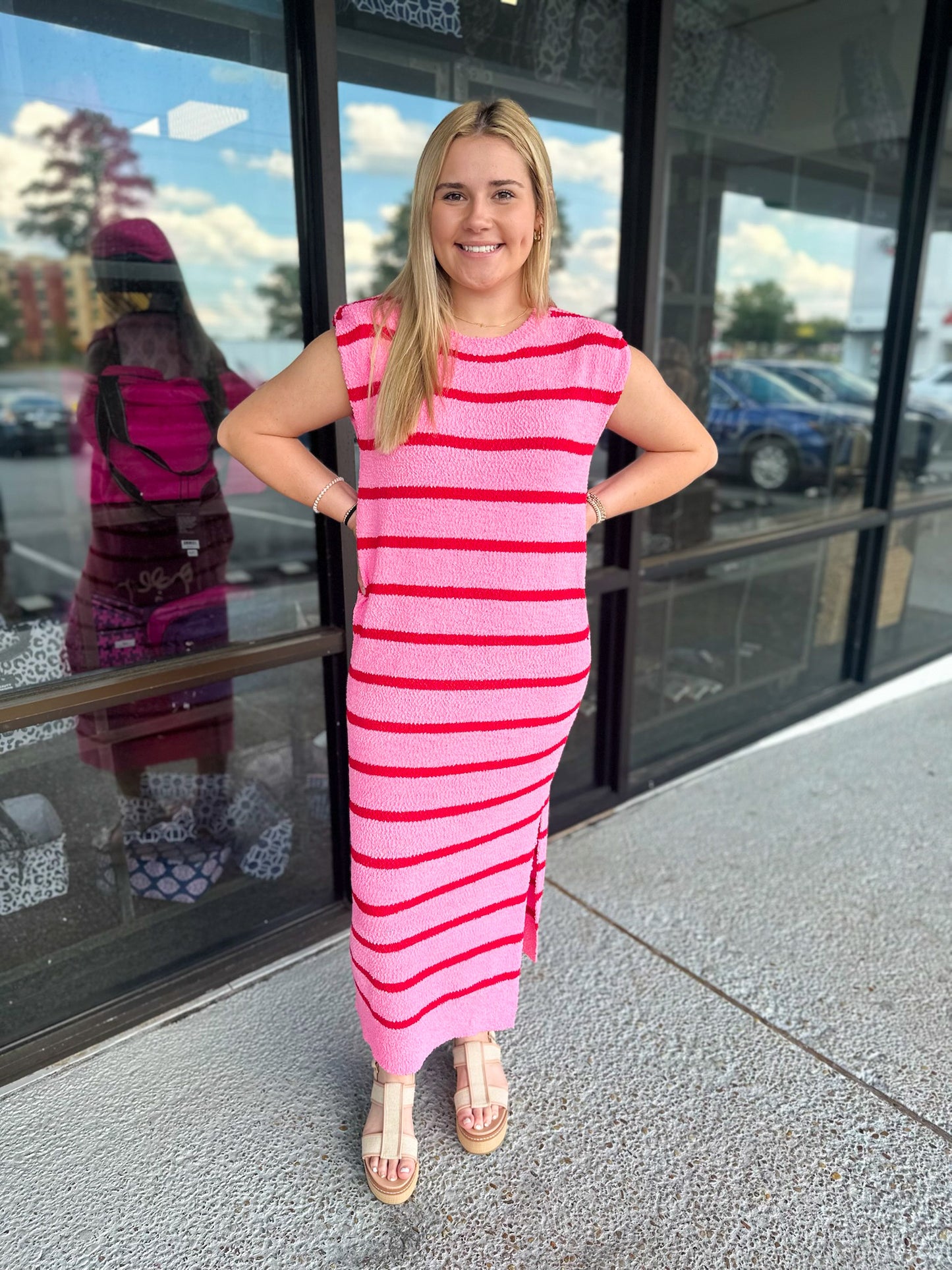 Striped Away Midi