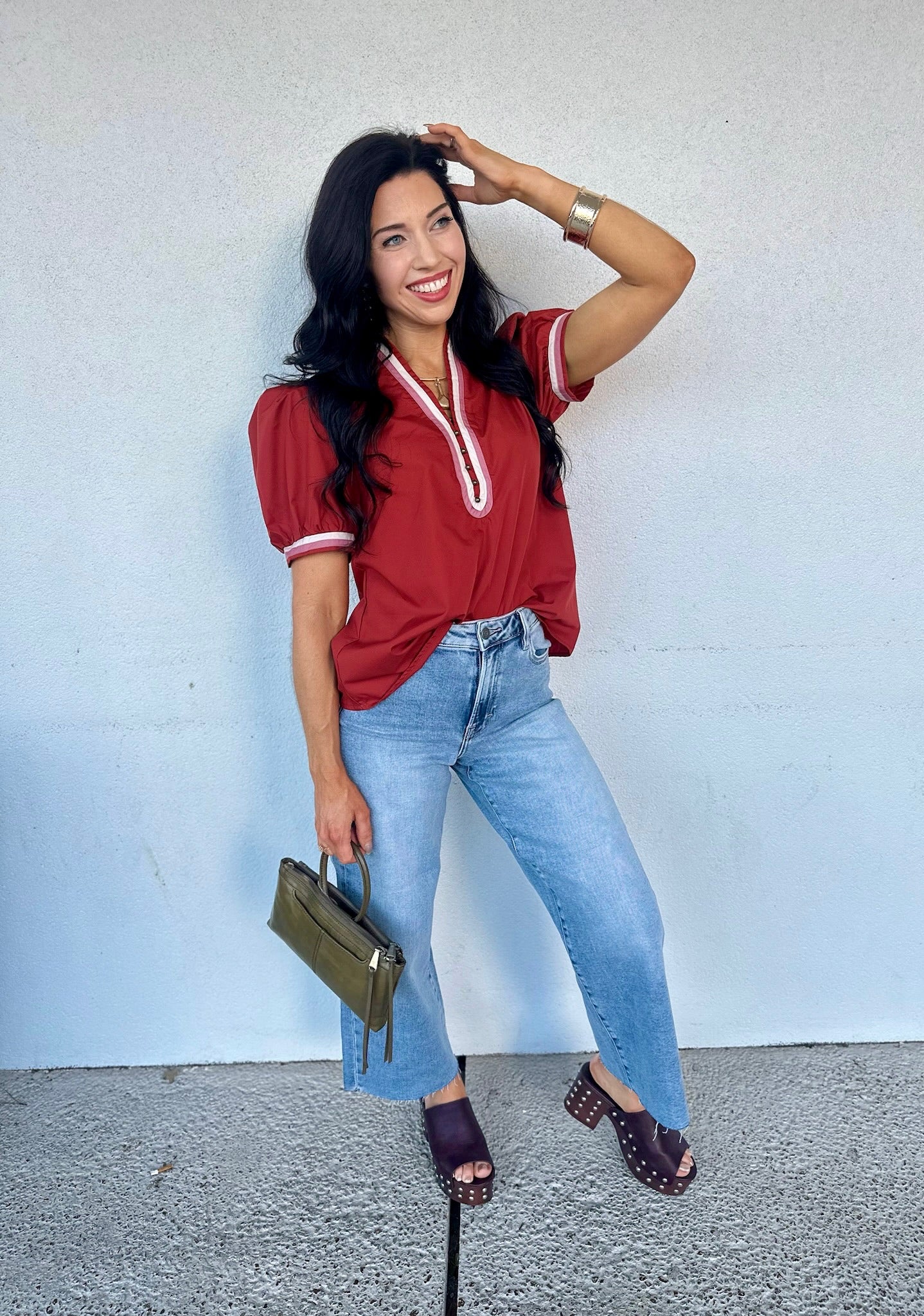 Color Pop Top - rust