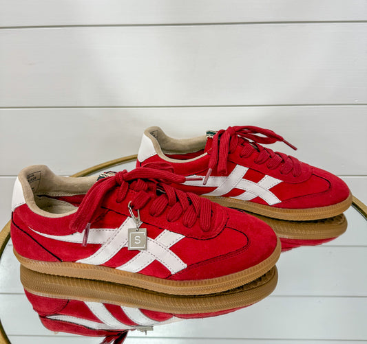 Sasha- Red Suede