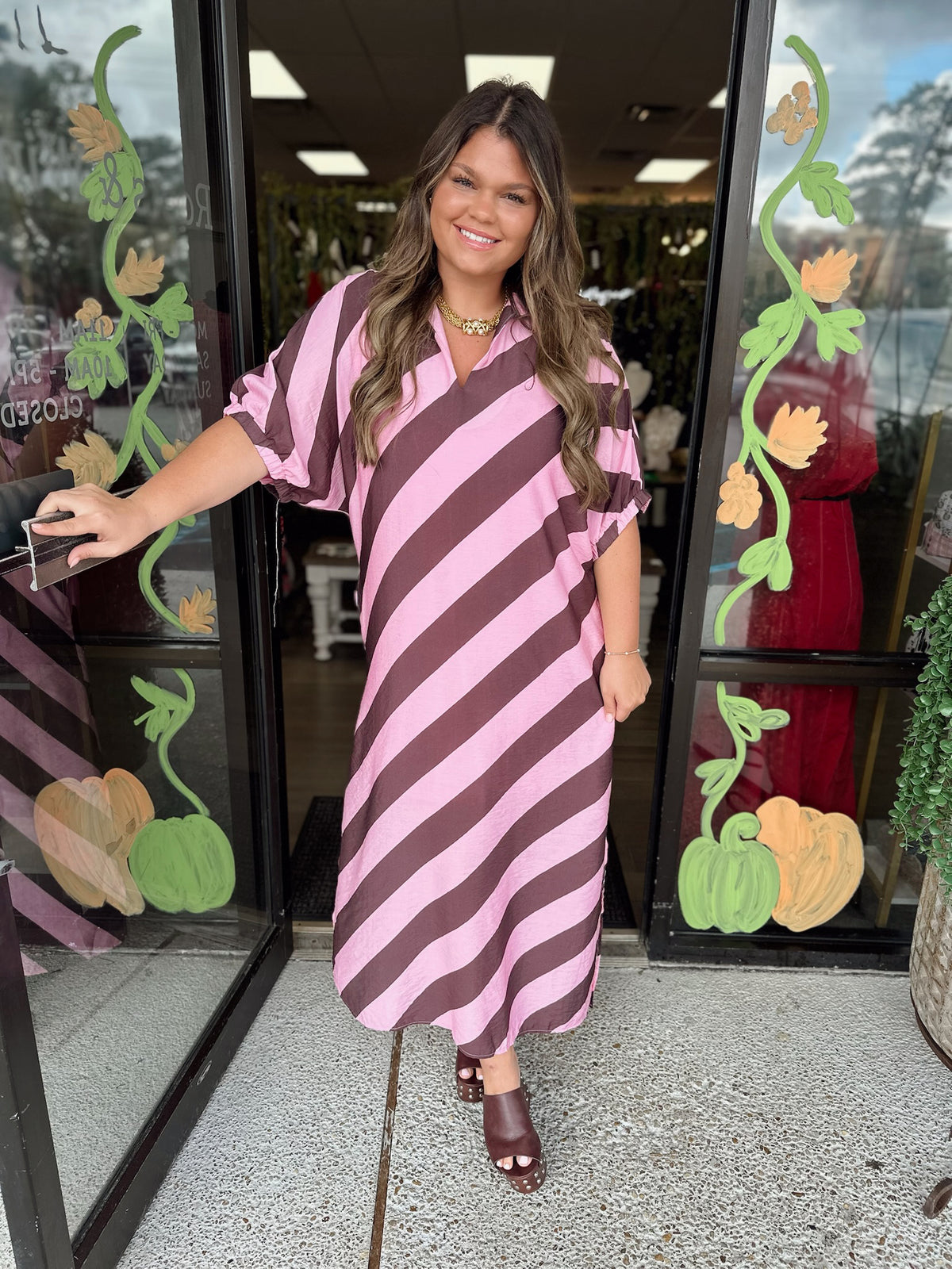 Pink and Brown Cutie Dress