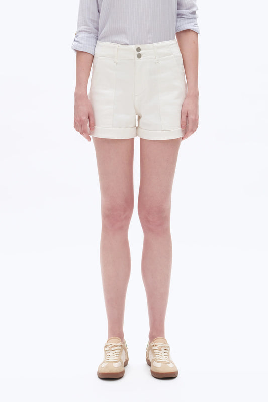White Denim Shorts