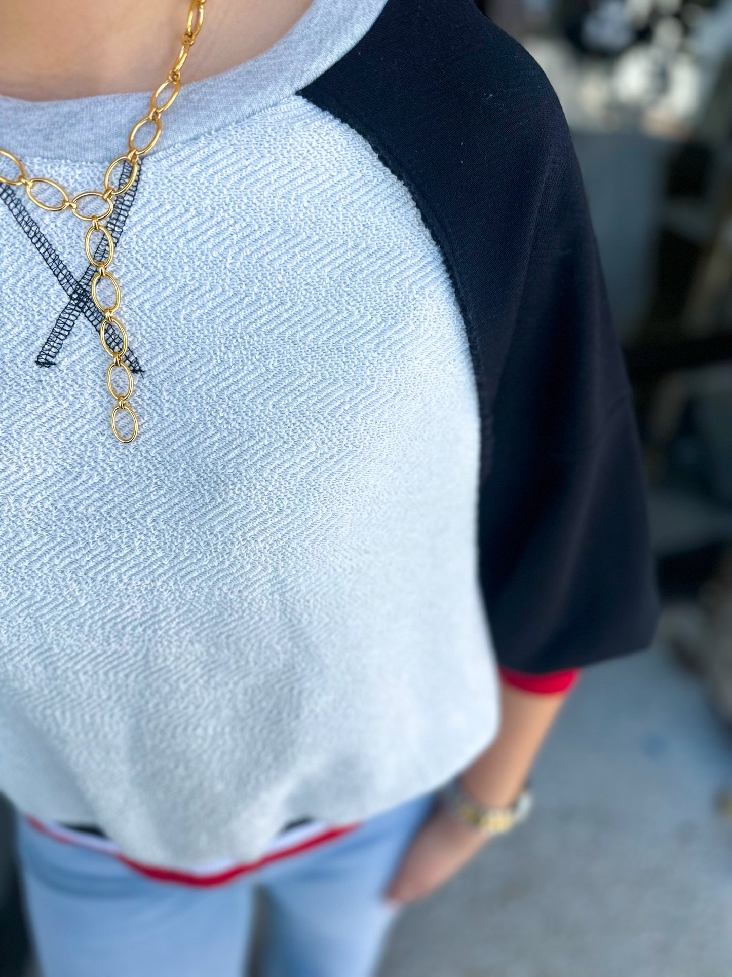 Go Team Go - heather grey/black mix