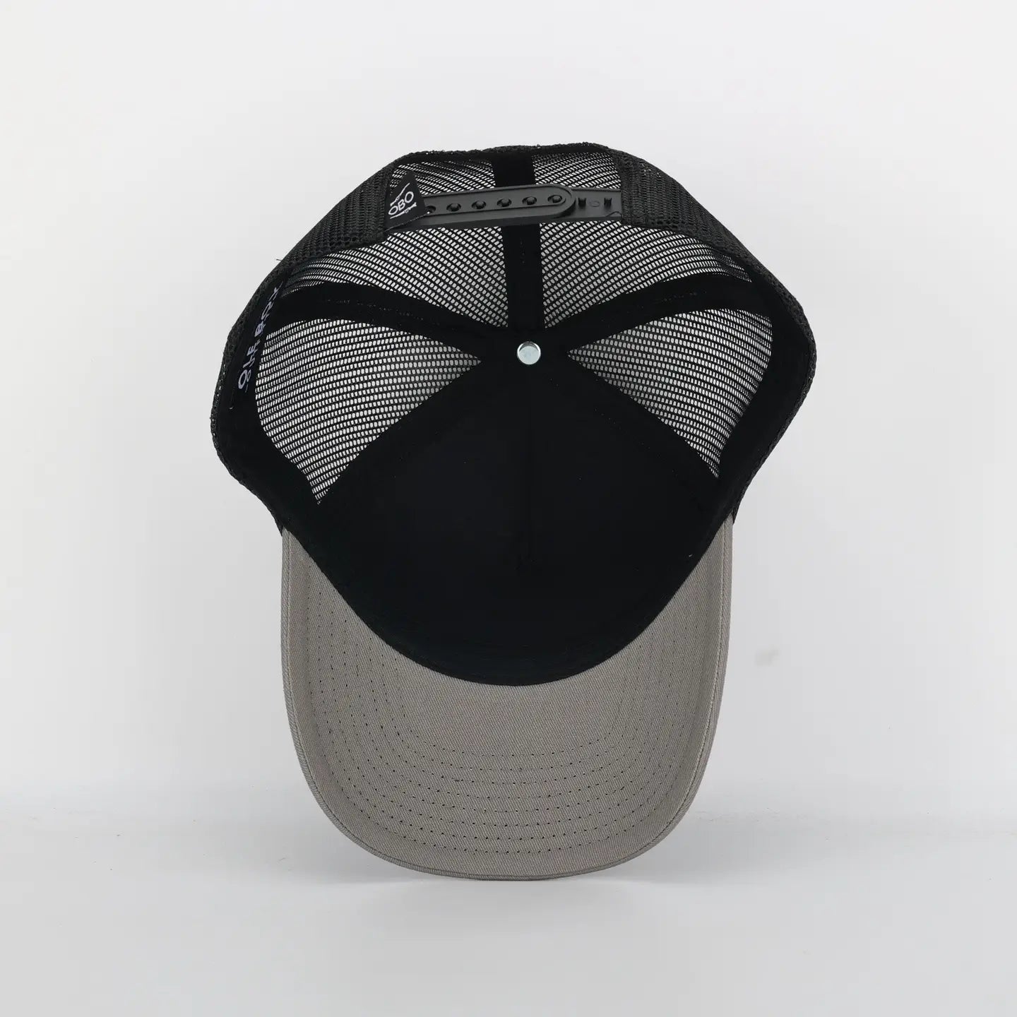 Ole Boy Grey/Black Classic Logo Patch Hat