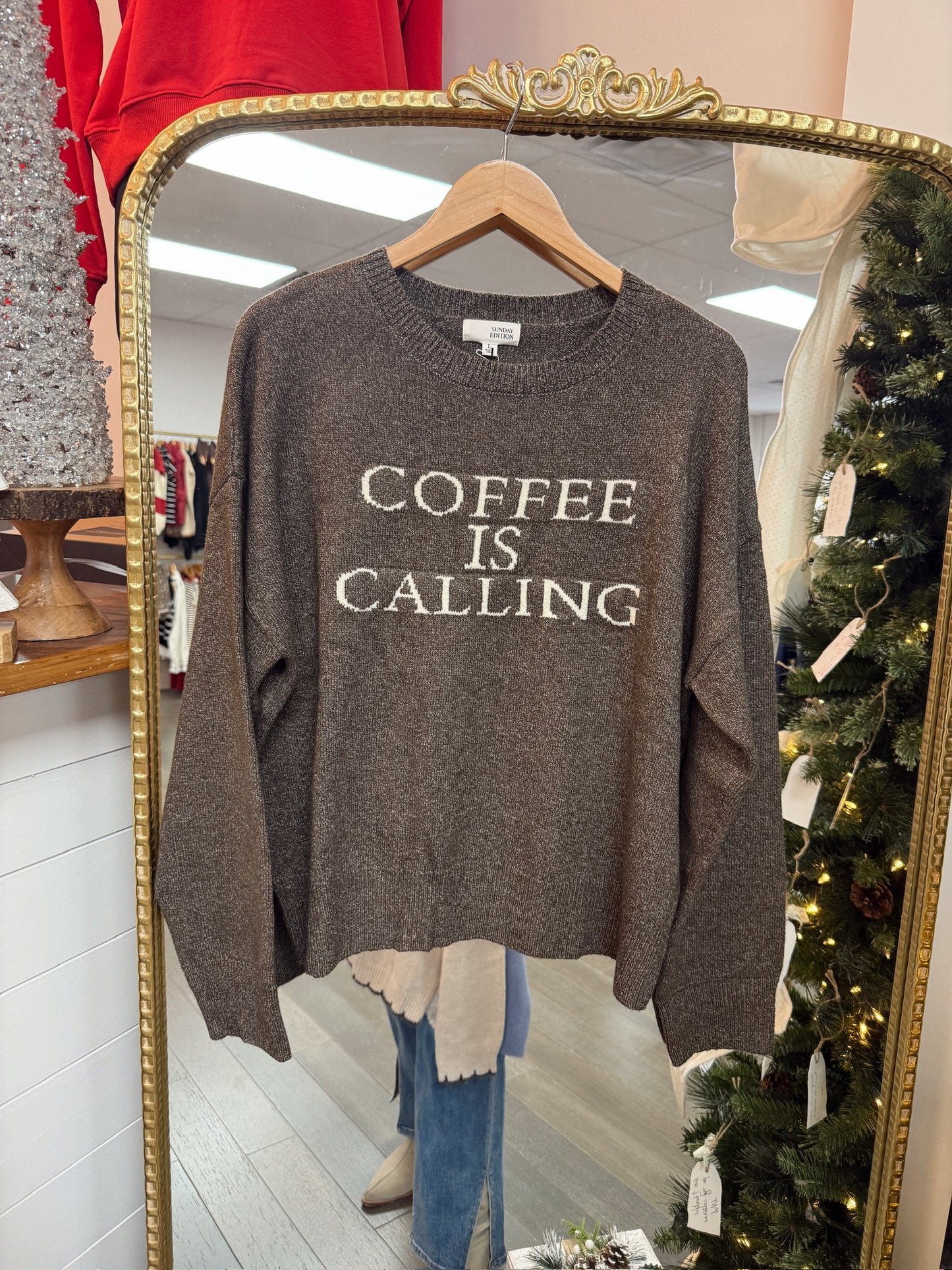 Coffee is Calling Sweater