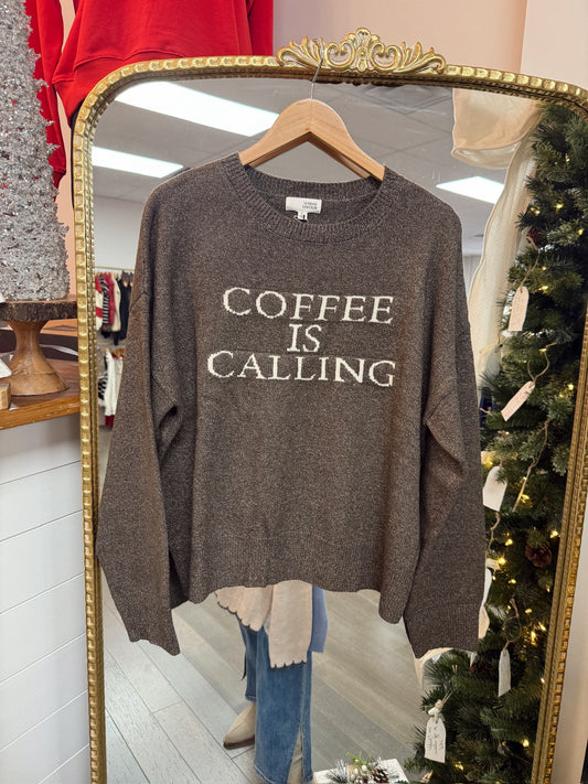 Coffee is Calling Sweater