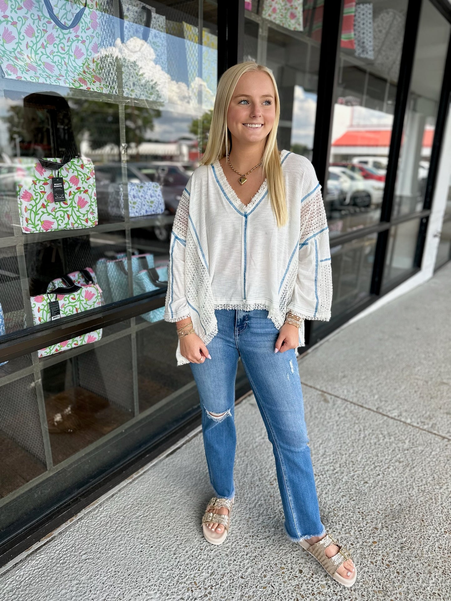 The April Top-Ivory