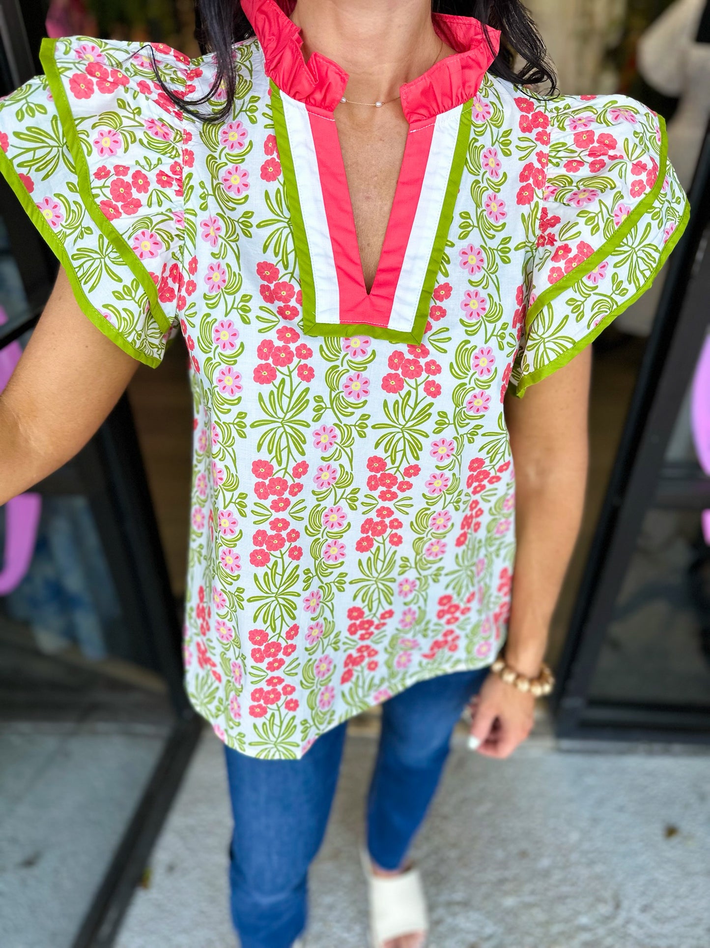 Katherine Top - coral