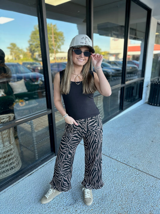 Thanksgiving Pants - Animal Print