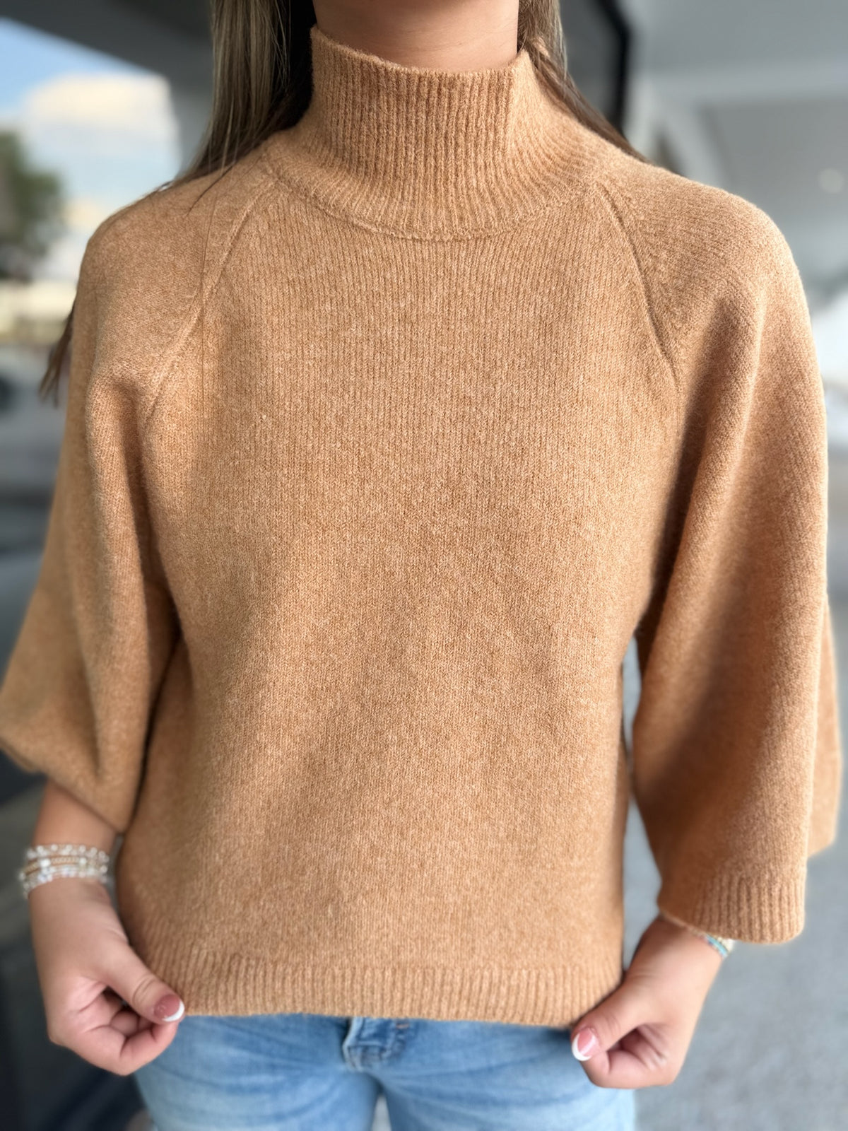 Yazamine Top - camel