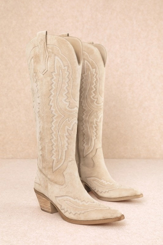 Tess Boots-Beige