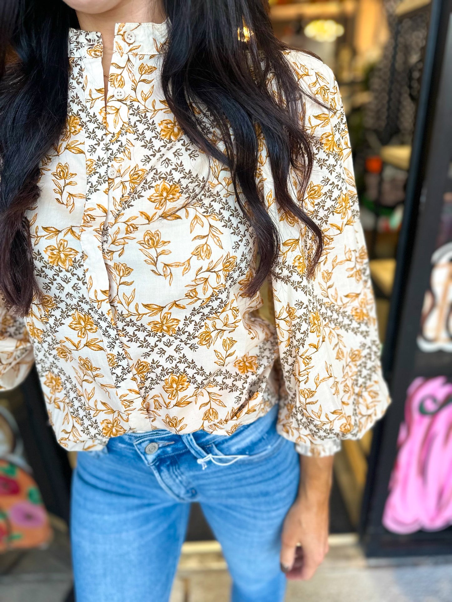 Vanessa Balloon Top