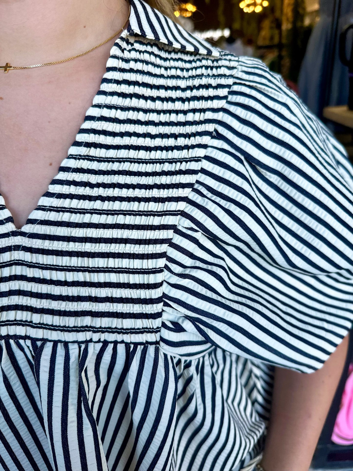 Skylar Stripe Top
