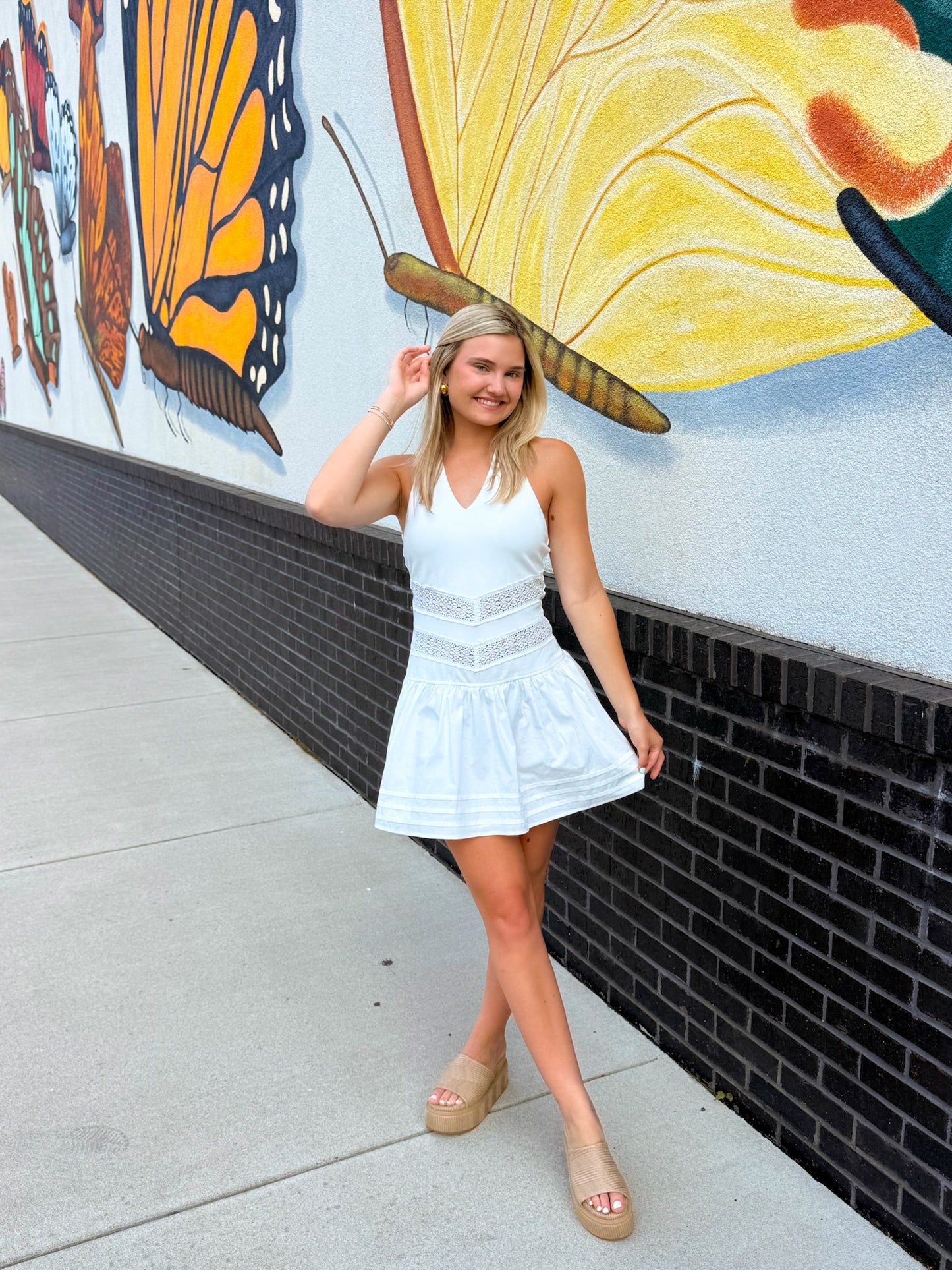 Halter Please Mini - off white