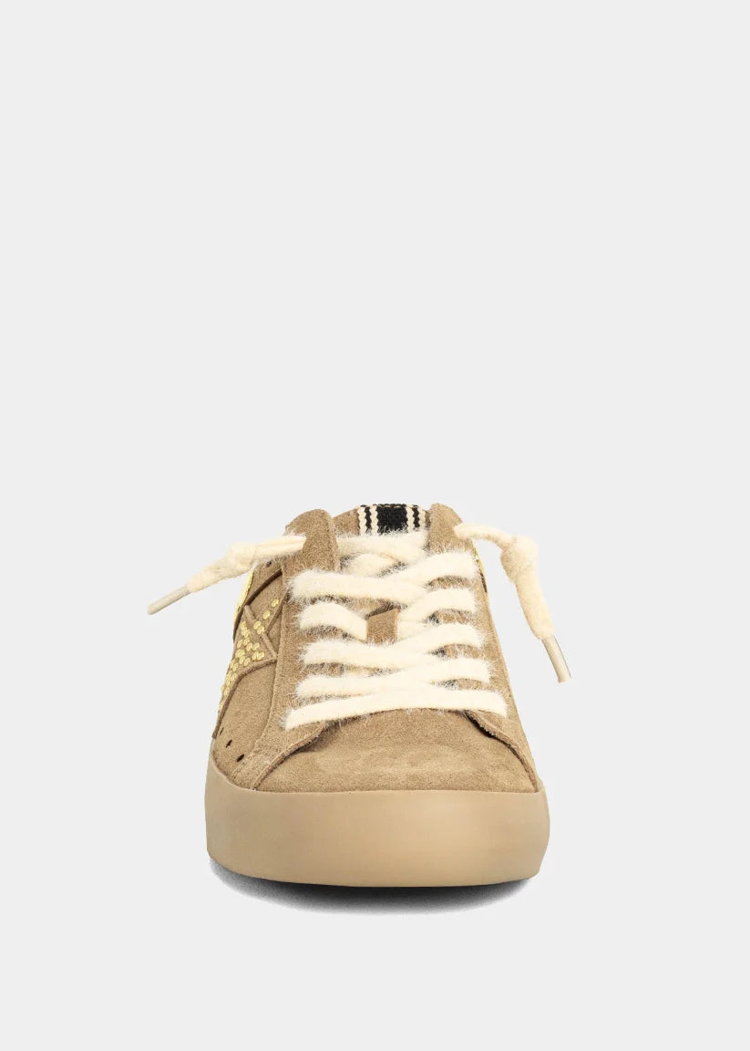 Pia - camel Suede