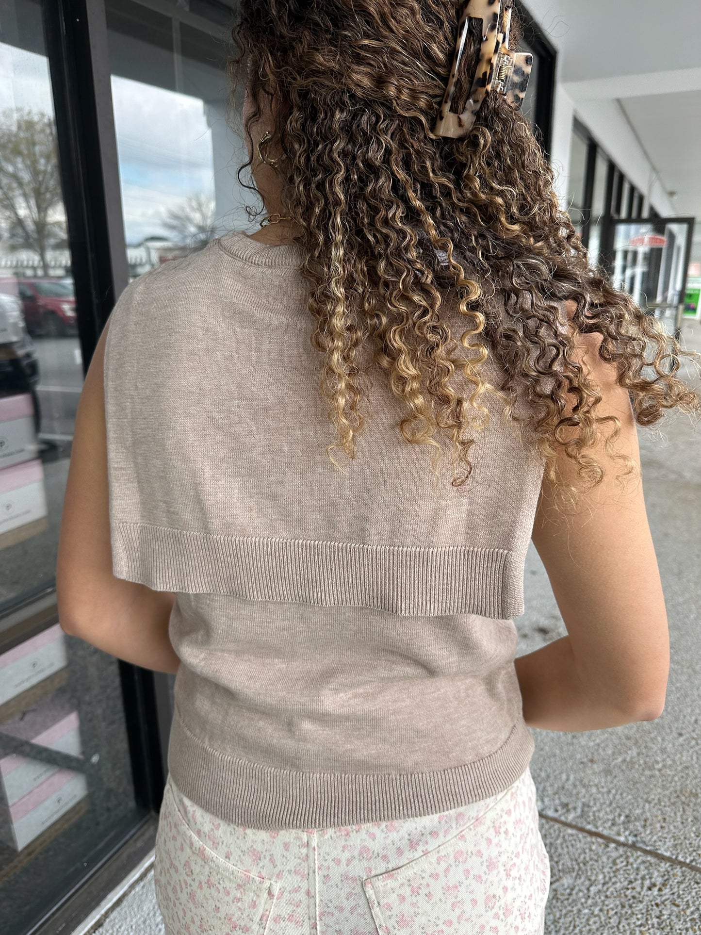 Wrapped Away Top - oatmeal