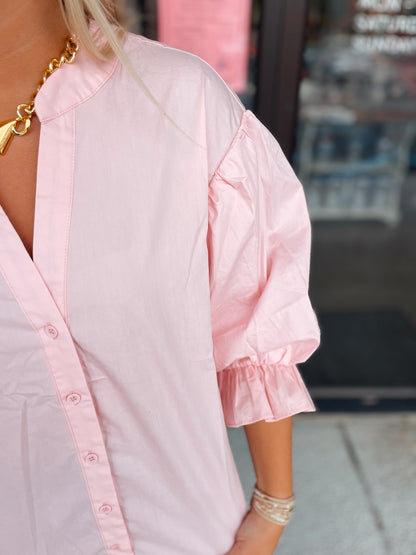 Mable Top - Baby Pink