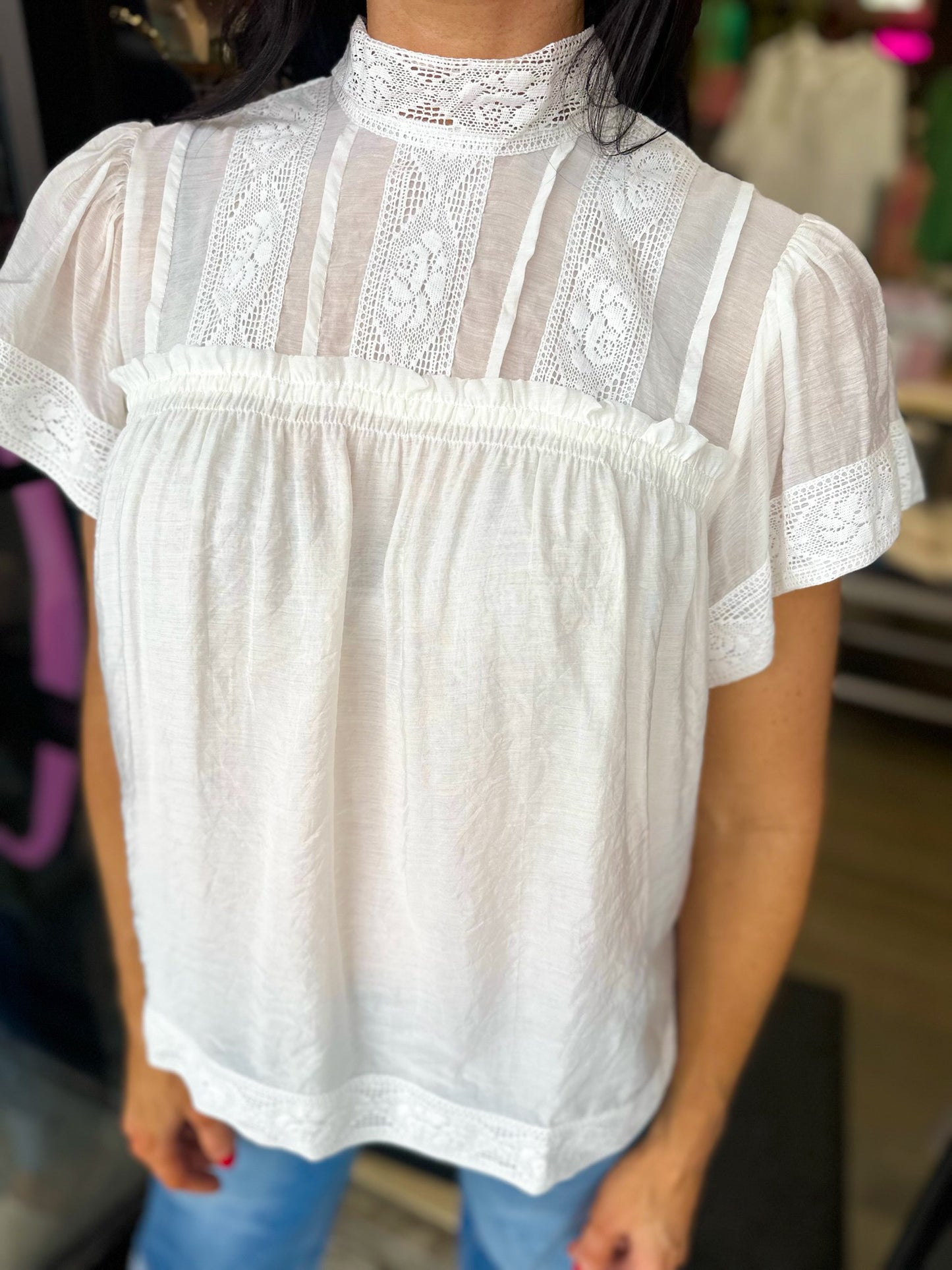 Harrell Blouse - cream