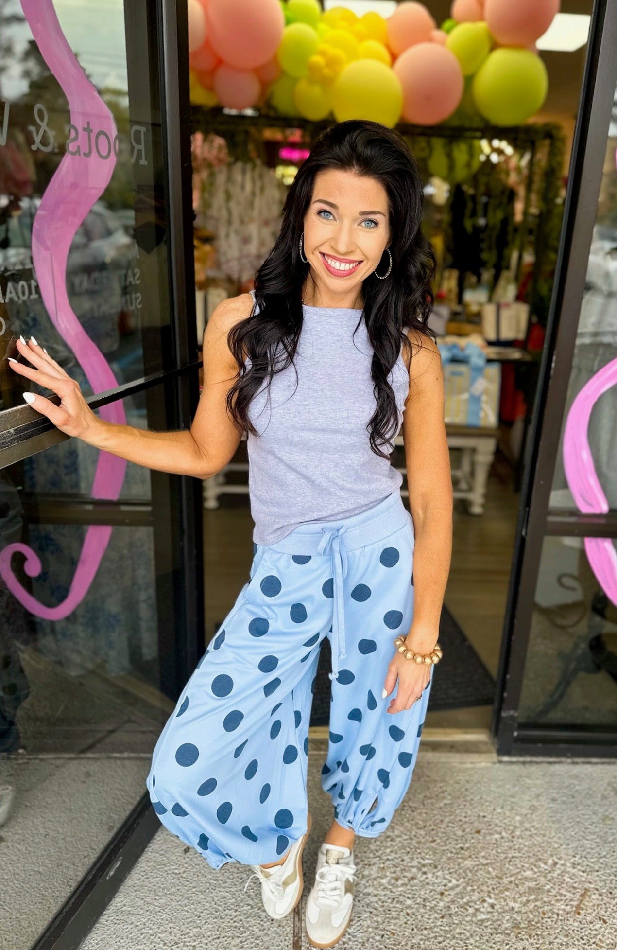 Sophie Balloon Pants - light blue