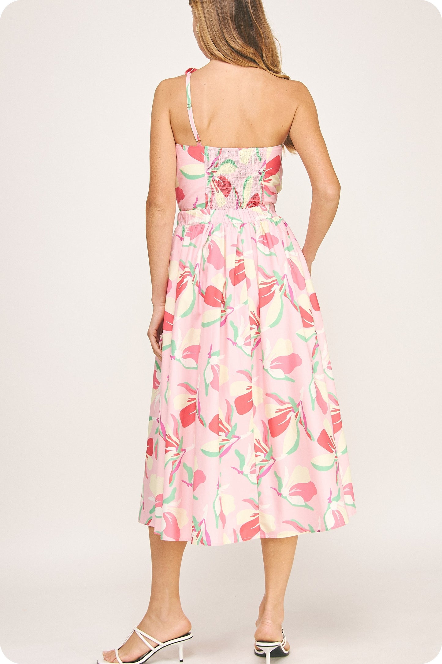 Jillian Midi - pink multi