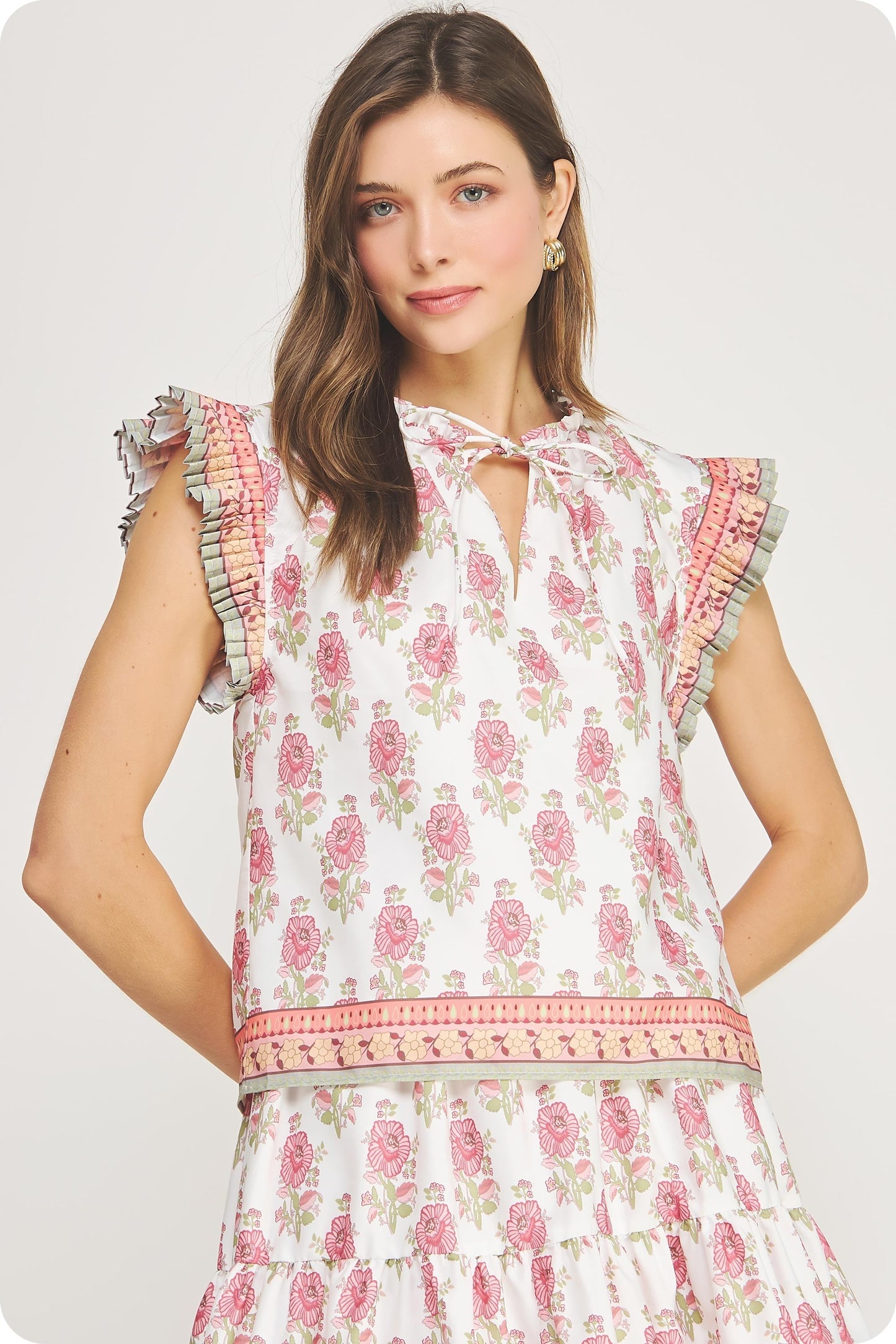 Hannah Top - White Mix