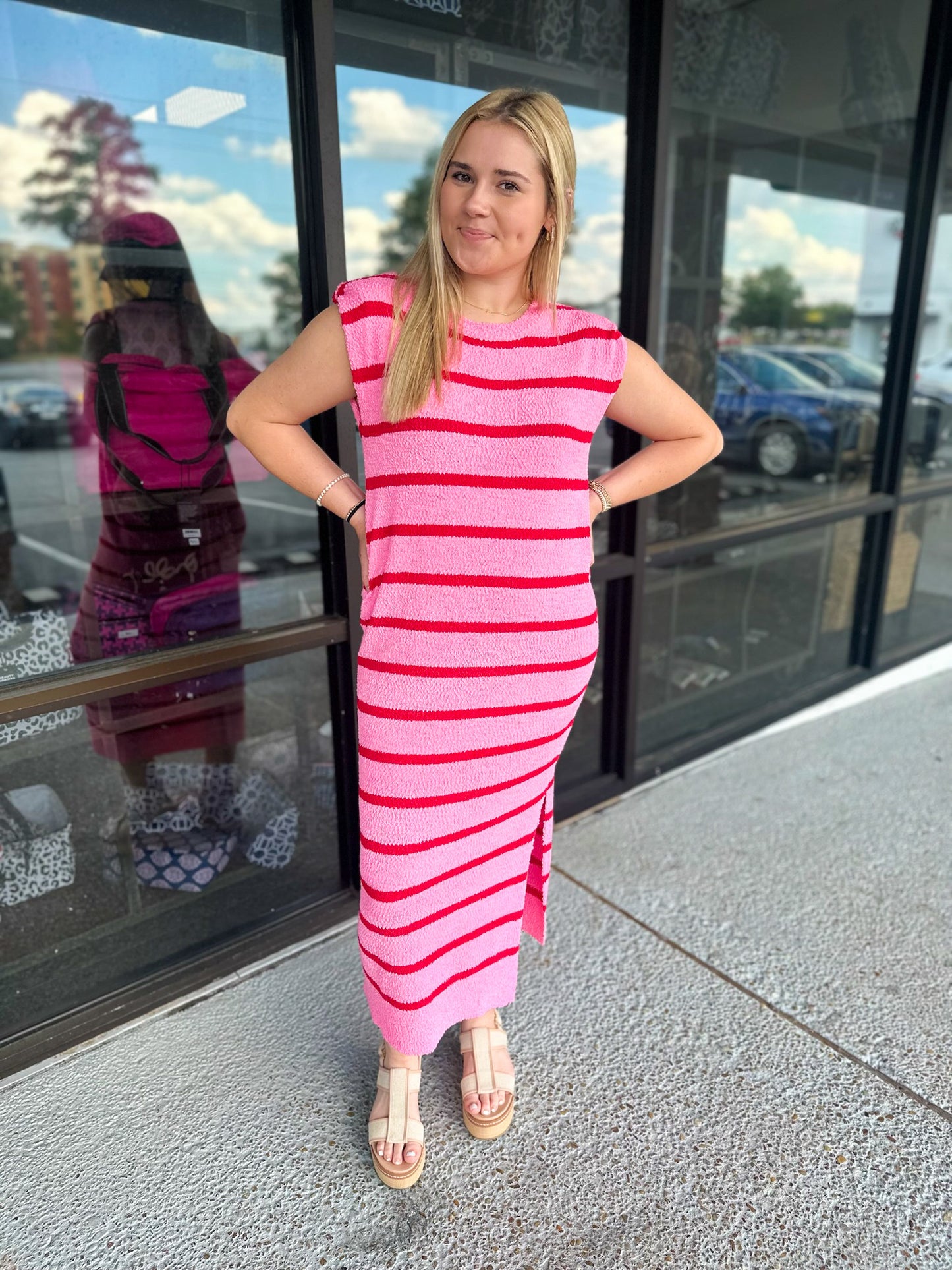 Striped Away Midi