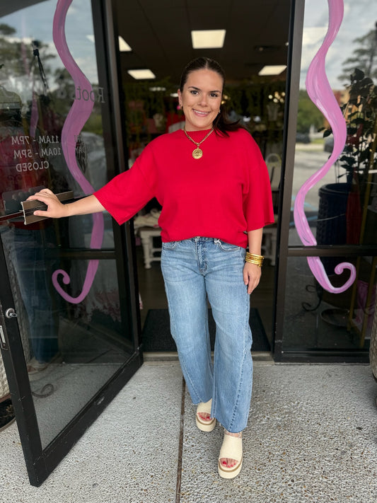 Loretta Top - red