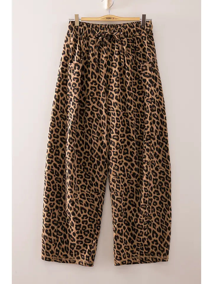 Abstract Barrel Pants