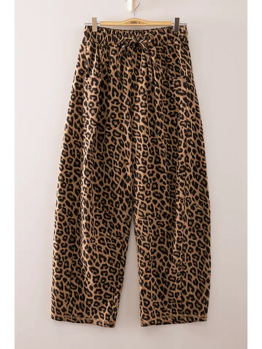 Abstract Barrel Pants